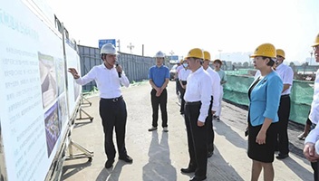 省委常委、省委宣傳部部長(zhǎng)張愛軍來淮調(diào)研推進(jìn)淮安中國(guó)水工科技館（籌）項(xiàng)目建設(shè)
