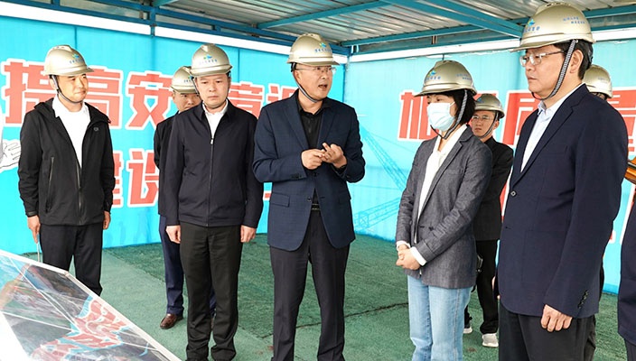 市領(lǐng)導(dǎo)調(diào)研水工科技館布展和山陽湖片區(qū)規(guī)劃設(shè)計(jì)情況
